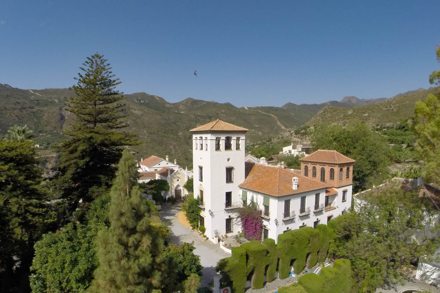 Your villa seen from a drone